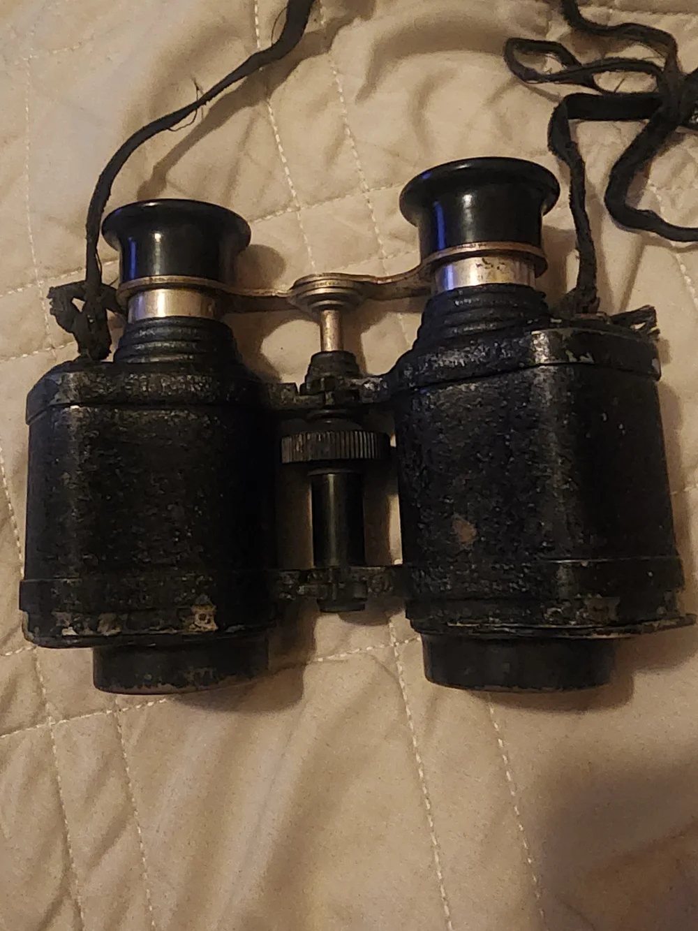 Vintage Black Binoculars - Classic Compact Field Optics